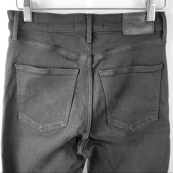 Denim Forum Black Lola High Waisted Skinny Jeans - Picture 12 of 14